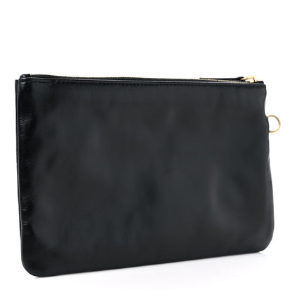 Chanel Shiny Calfskin Chanel 22 Removable Pouch Black 3 of 7