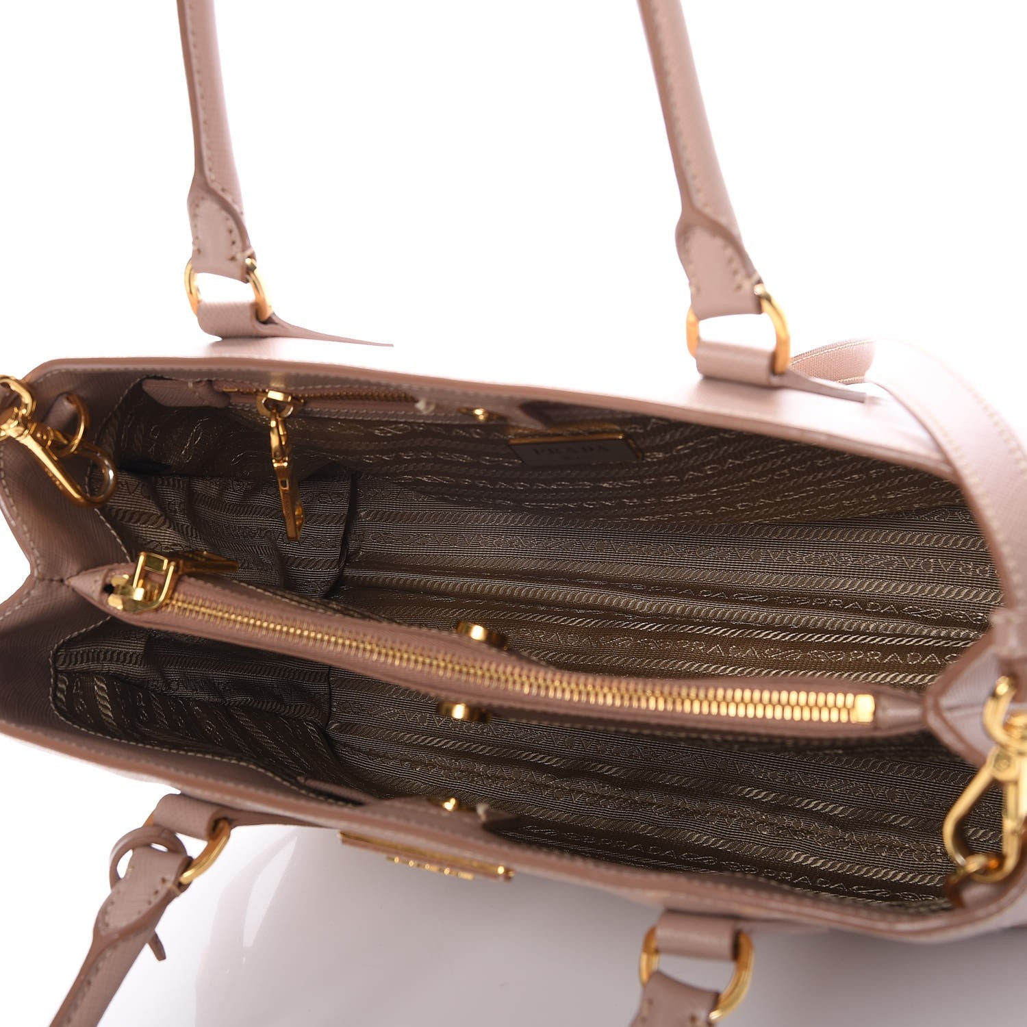 Prada Saffiano Lux Medium Tote Cammeo 5 of 14