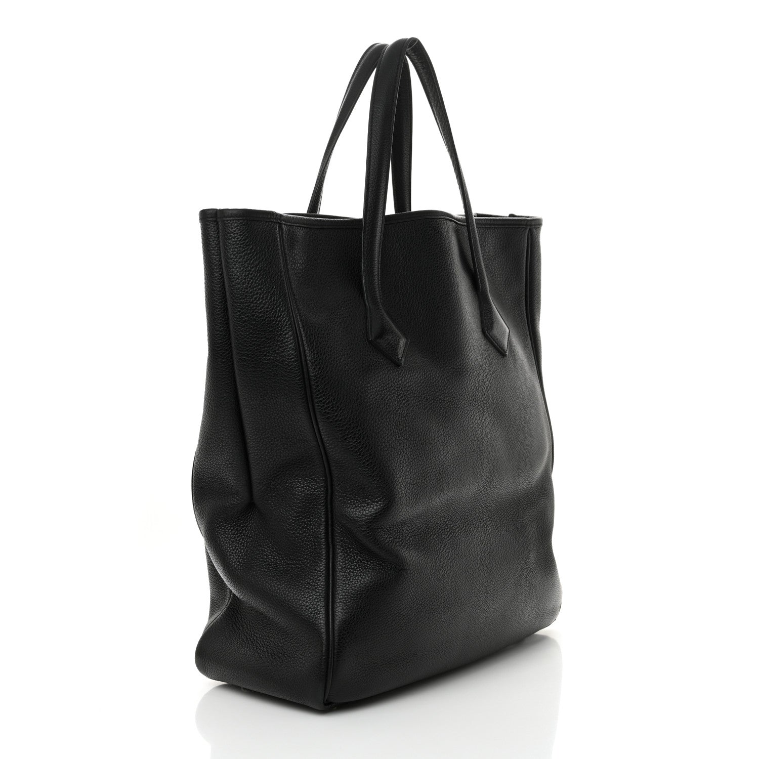Hermes Taurillon Clemence Victoria II Cabas 35 Black 3 of 15