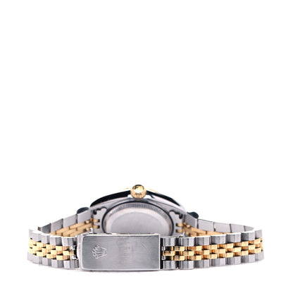 Rolex Stainless Steel 18K Yellow Gold Diamond 26mm Oyster Perpetual Datejust Watch Silver 79173 3 of 5