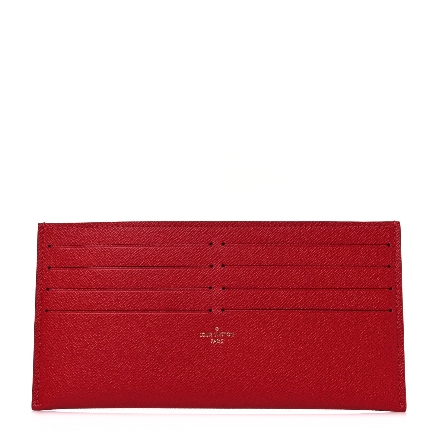 Calfskin Felicie Card Holder Insert Cherry