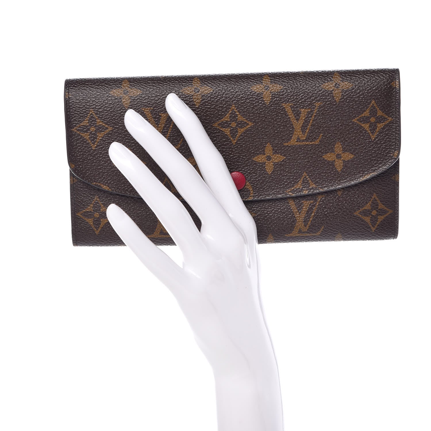 Louis Vuitton Monogram Emilie Wallet Fuchsia 2 of 7