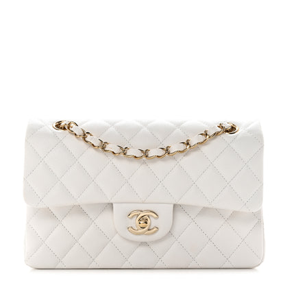 Chanel Caviar Quilted Small Double Flap White 1 of 13