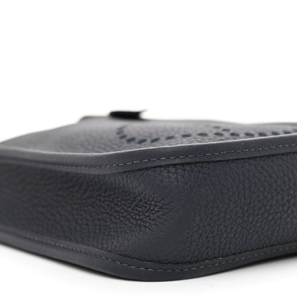 Hermes Taurillon Clemence Evelyne TPM Bleu Nuit 9 of 10