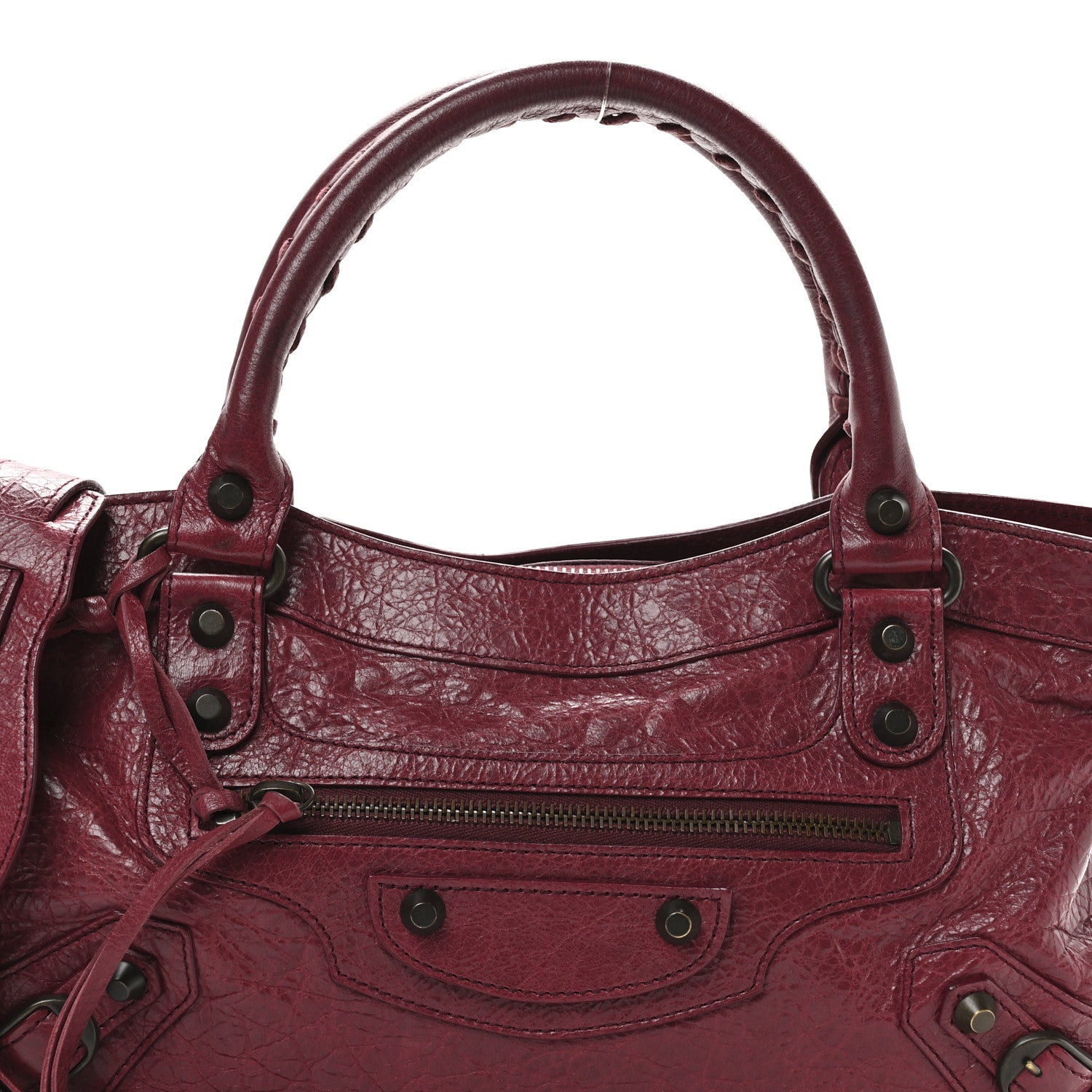 Balenciaga Agneau Classic Hardware First Bordeaux 9 of 11
