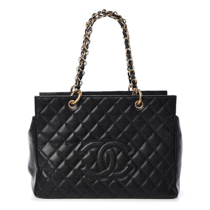 Chanel Caviar Quilted Grand Timeless Tote GTT Black 1 of 12