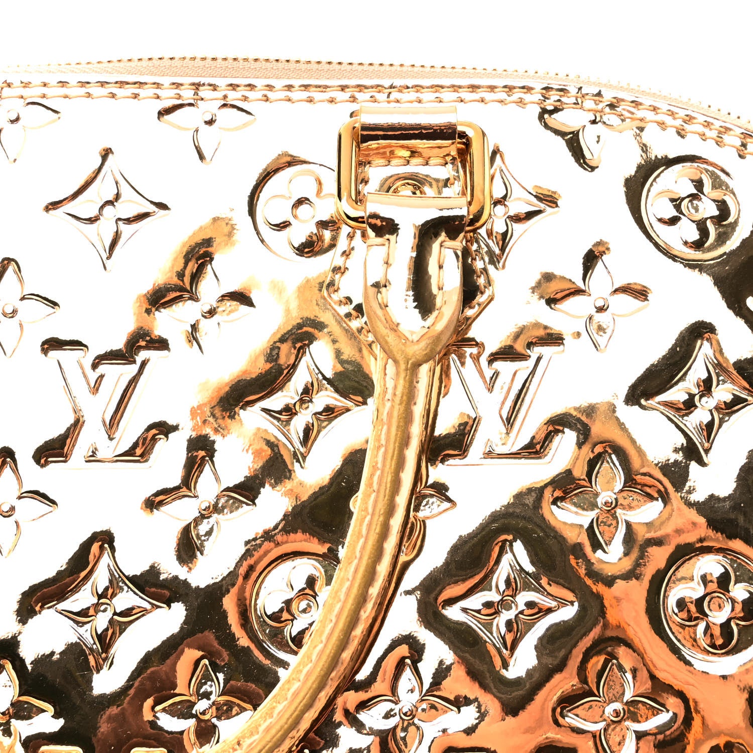 Louis Vuitton Monogram Miroir Alma MM Gold 10 of 10
