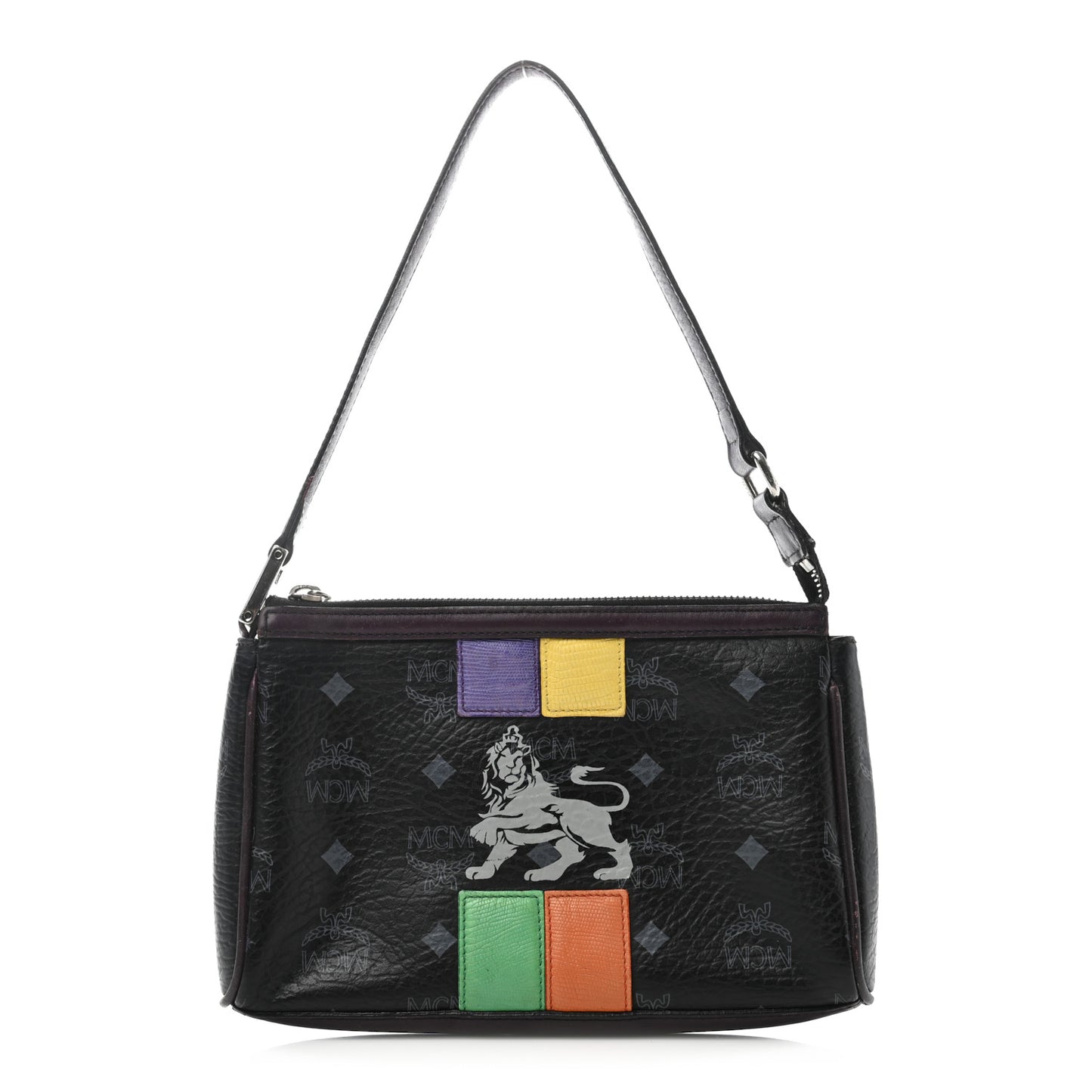Visetos Lizard Pochette Black