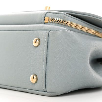 Chanel Caviar Quilted Small Business Affinity Flap Light Blue 11 of 13