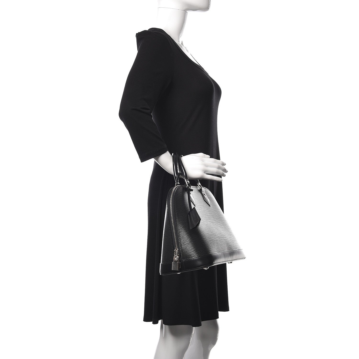 Louis Vuitton Epi Alma PM Black 2 of 11