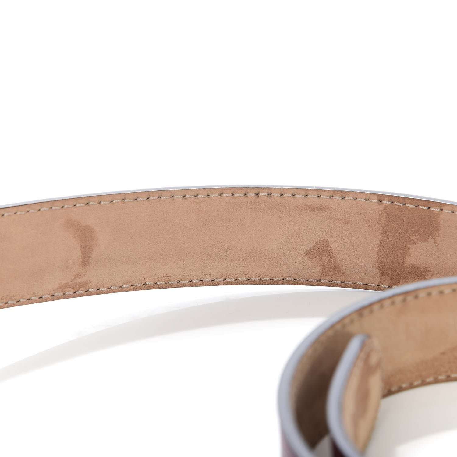 Gucci Calfskin Crystal Interlocking G Belt 75 30 6 of 8