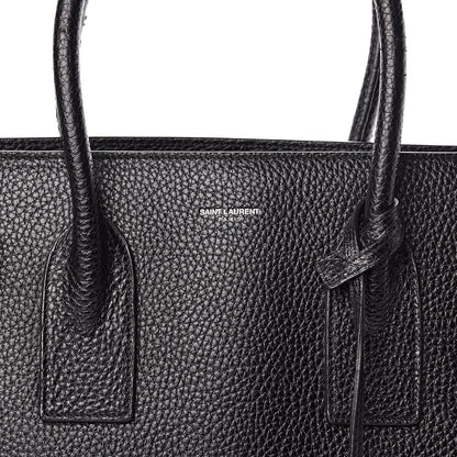 Saint Laurent Grained Calfskin Large Sac De Jour Carryall Black 10 of 13
