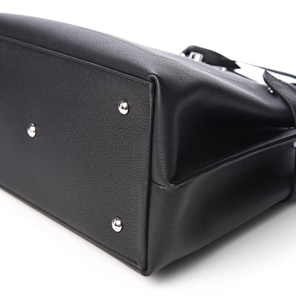 Louis Vuitton Calfskin Lockme Day Black 7 of 8