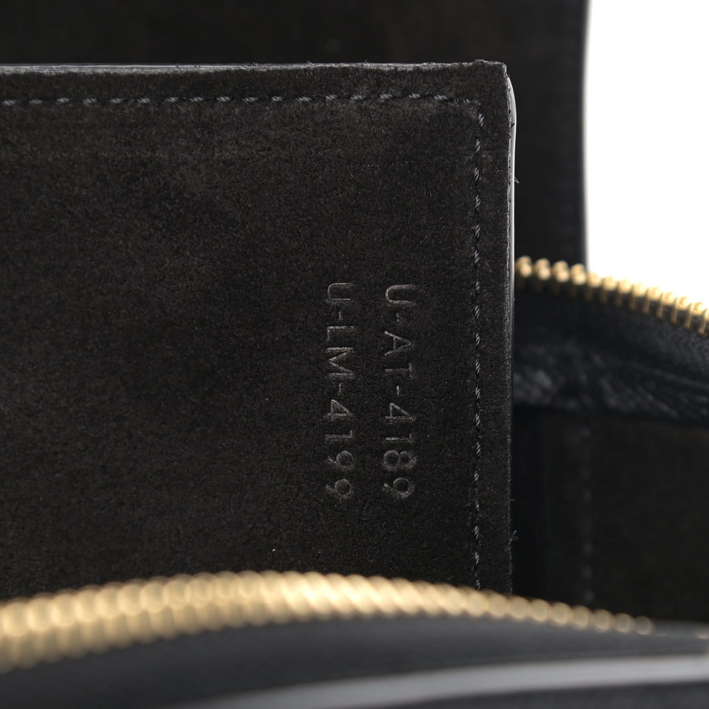 Grained Calfskin Micro Belt Bag Black