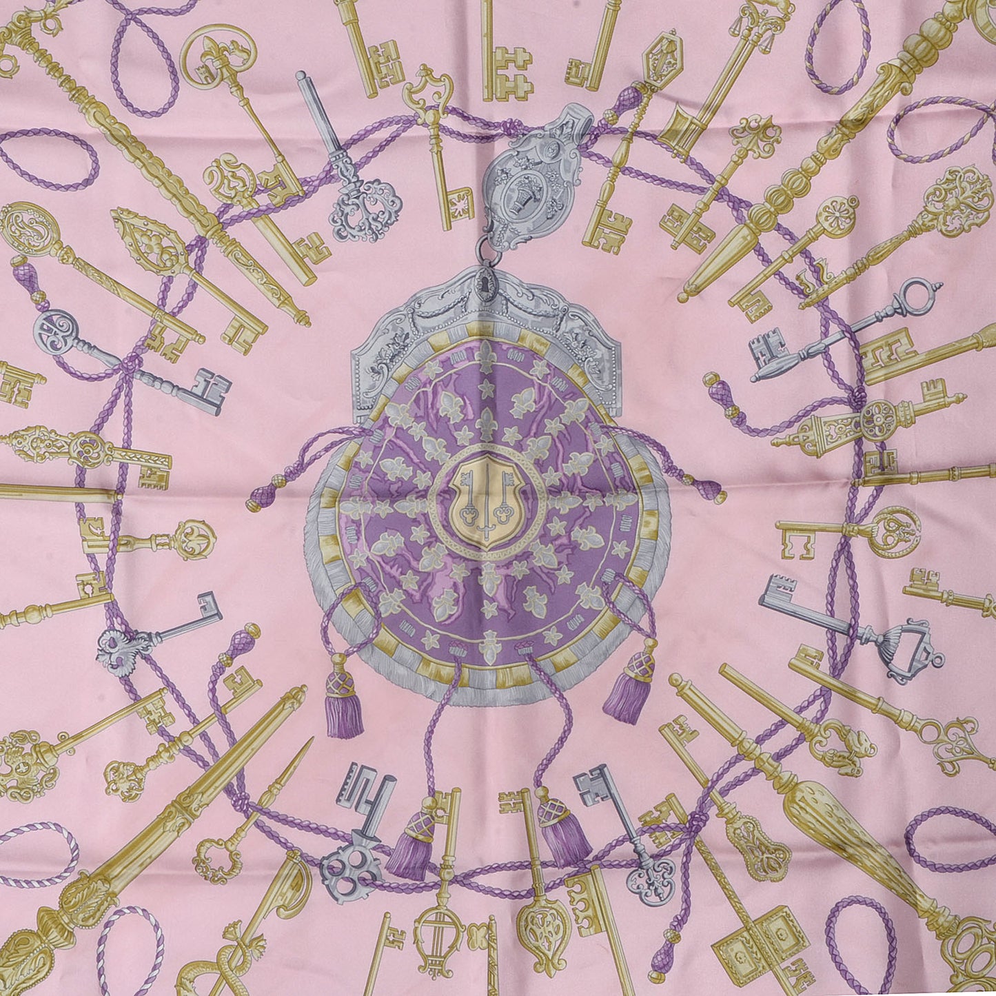 Silk Keys Les Cles Scarf 90