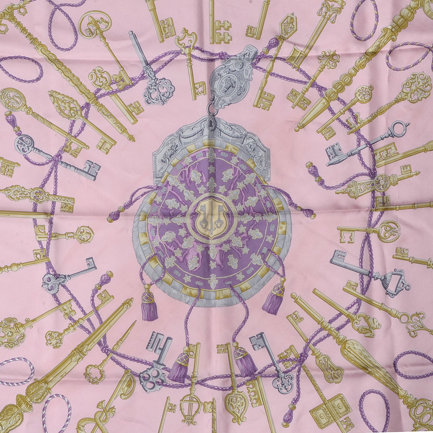Hermes Silk Keys Les Cles Scarf 90 1 of 5