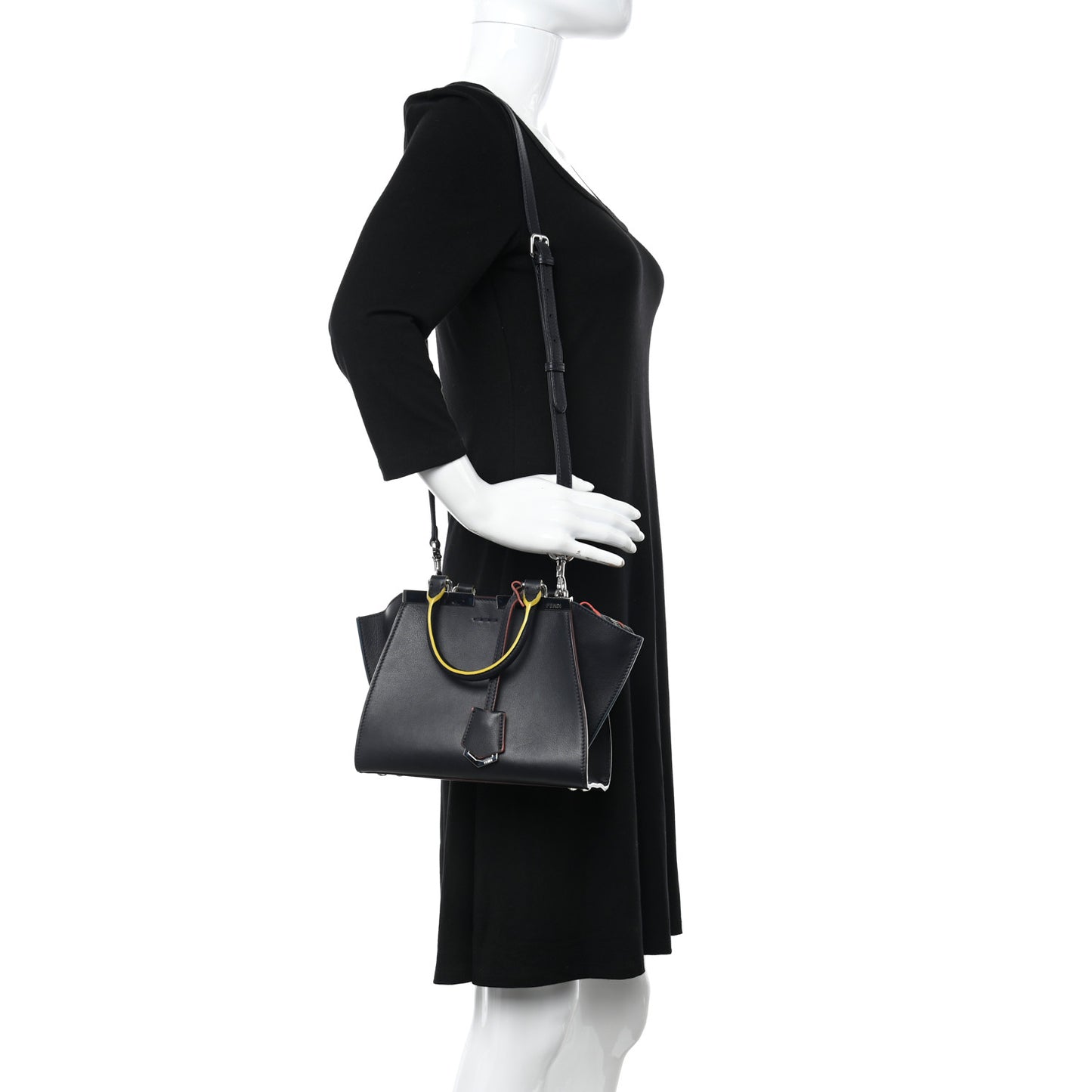 Vitello Dolce Mini 3Jours Tote Blue Notte