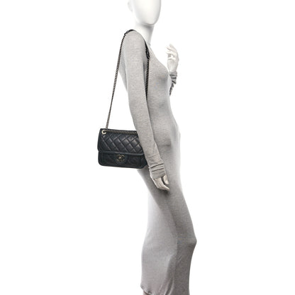 Chanel Calfskin Quilted Mini French Riviera Flap Black 2 of 15