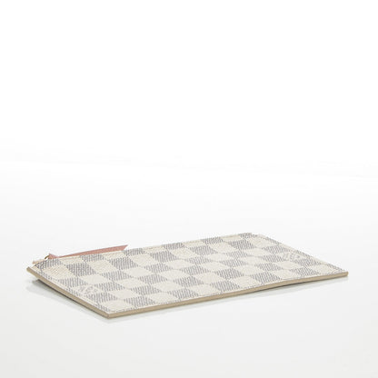 Louis Vuitton Damier Azur Felicie Chain Wallet Zippered Insert Rose Ballerine 4 of 6