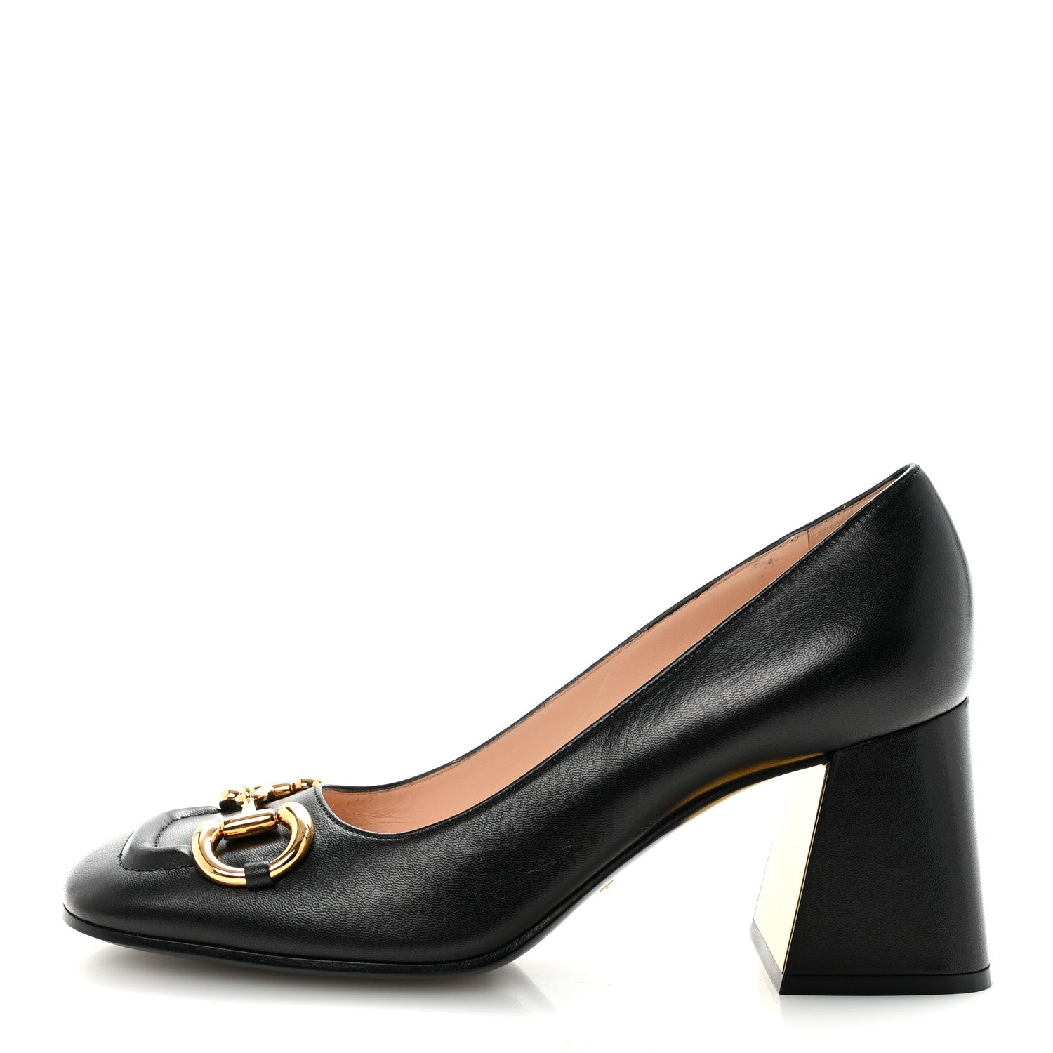Gucci Malaga Kid Horsebit 75mm Pumps 40 Black 1 of 10