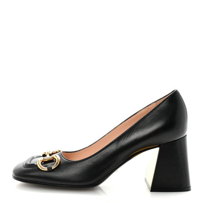 Gucci Malaga Kid Horsebit 75mm Pumps 40 Black 1 of 10