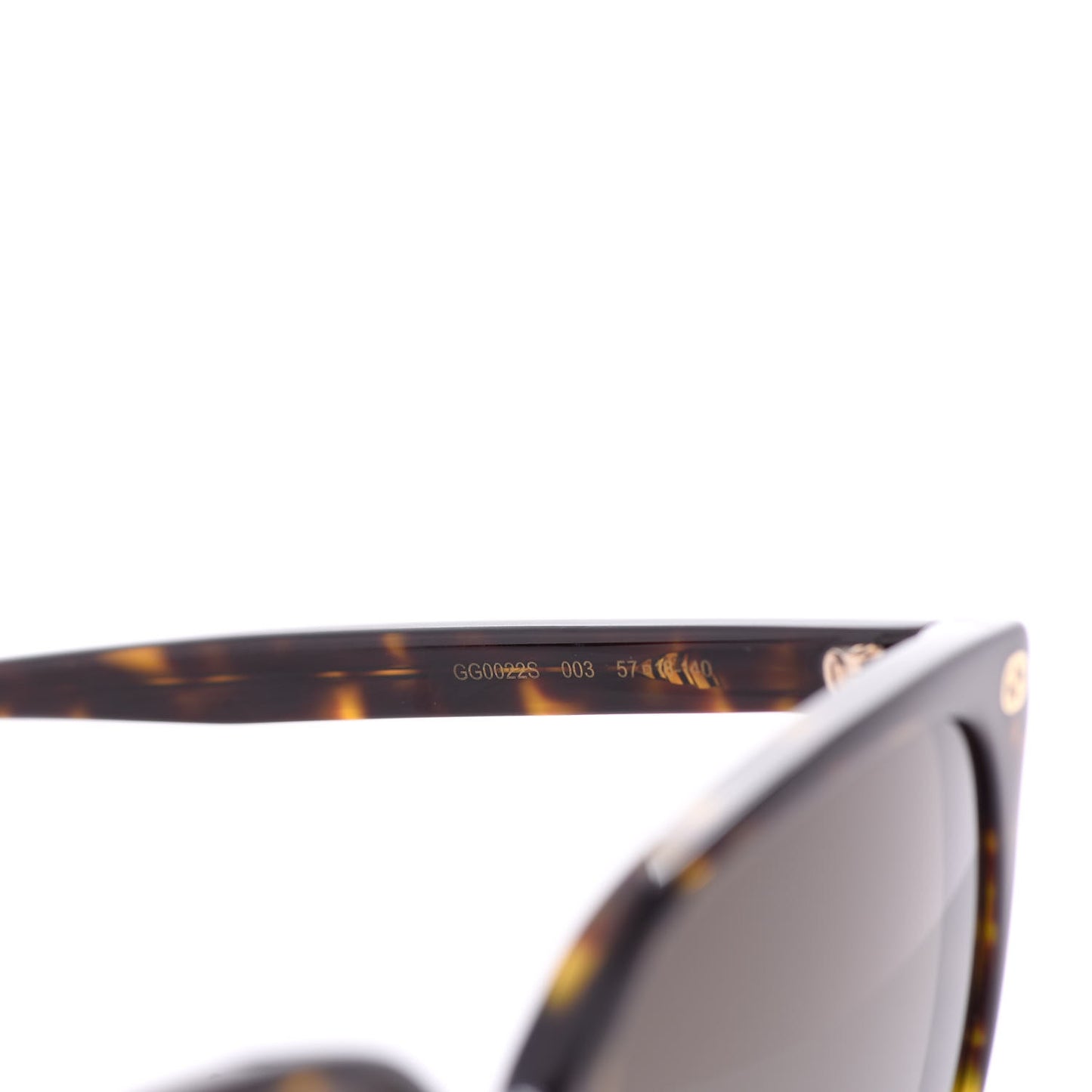 Acetate GG Sunglasses GG0022/S Tortoise