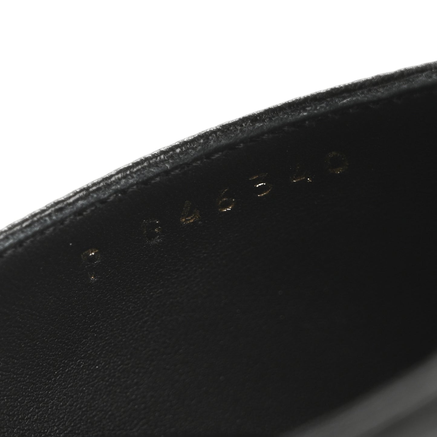 Lambskin Grosgrain Cap Toe Pearl CC Mary Jane Flats 39 Black