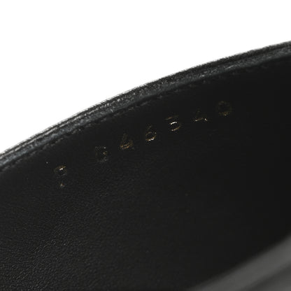 Chanel Lambskin Grosgrain Cap Toe Pearl CC Mary Jane Flats 39 Black 9 of 10
