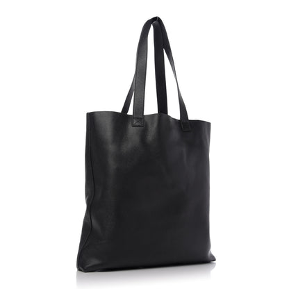 Gucci Calfskin Mens Logo Vertical Shopping Tote Black 3 of 9