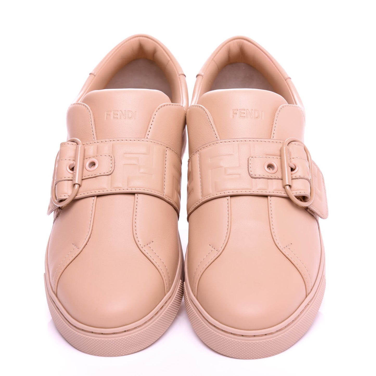 Vitello FF Embossed Womens Slip On Sneakers 41 Pink Burb