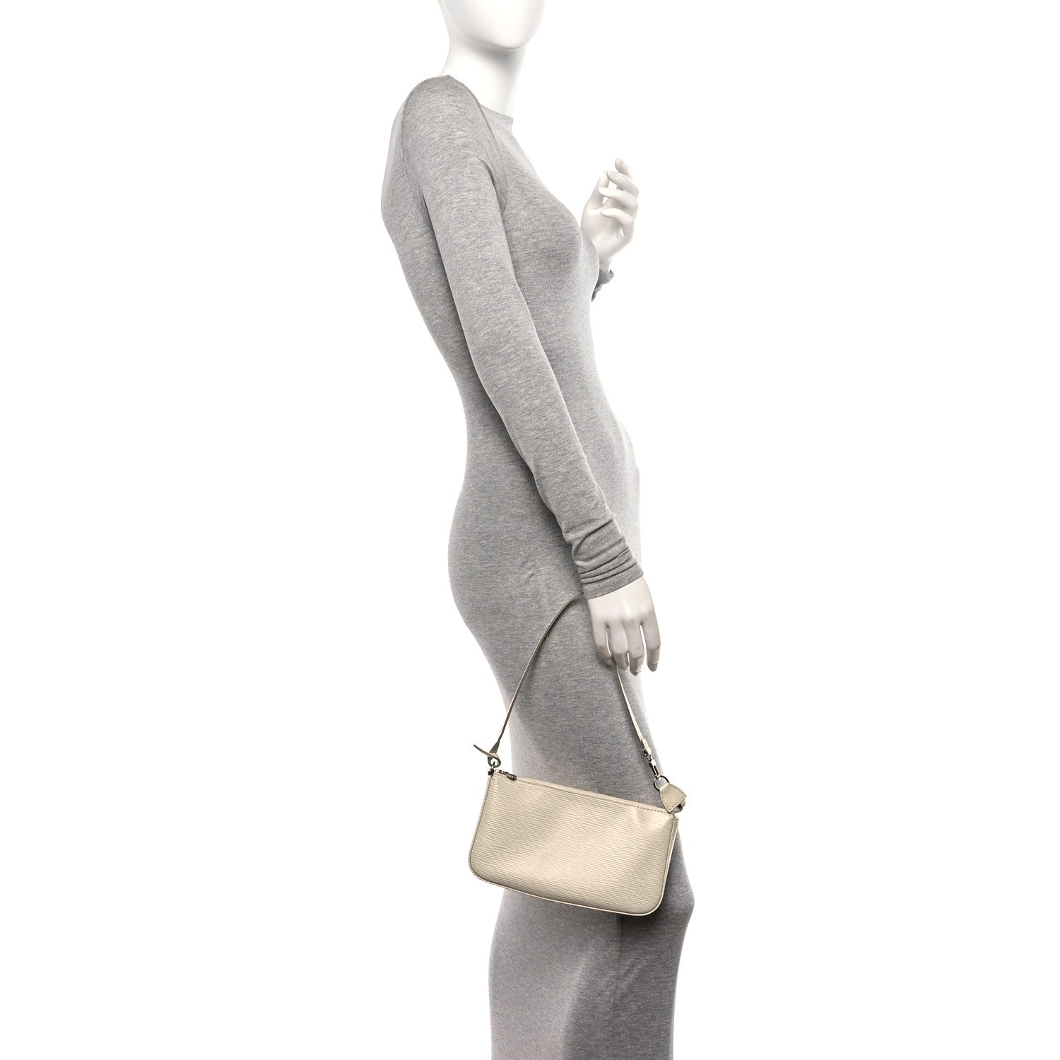 Louis Vuitton Epi Pochette Accessories NM Ivory 2 of 10