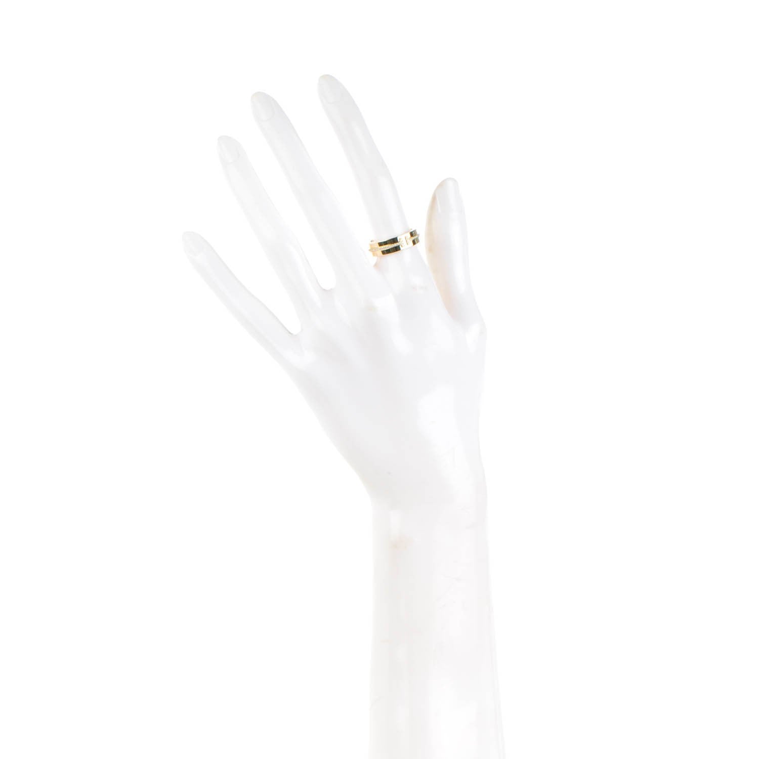 Tiffany 18K Yellow Gold Diamond T Two Ring 6.5 2 of 8