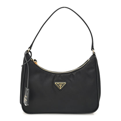 Prada Tessuto Nylon Saffiano Mini Re-Edition 2005 Bag Black 1 of 9