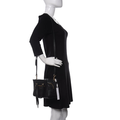 Marc Jacobs Textured Calfskin Mini Cruiser Convertible Satchel Black 2 of 8