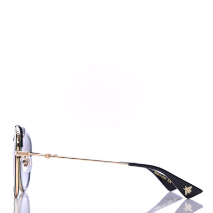 Gucci Web Aviator Sunglasses GG0062S Green Red 3 of 8