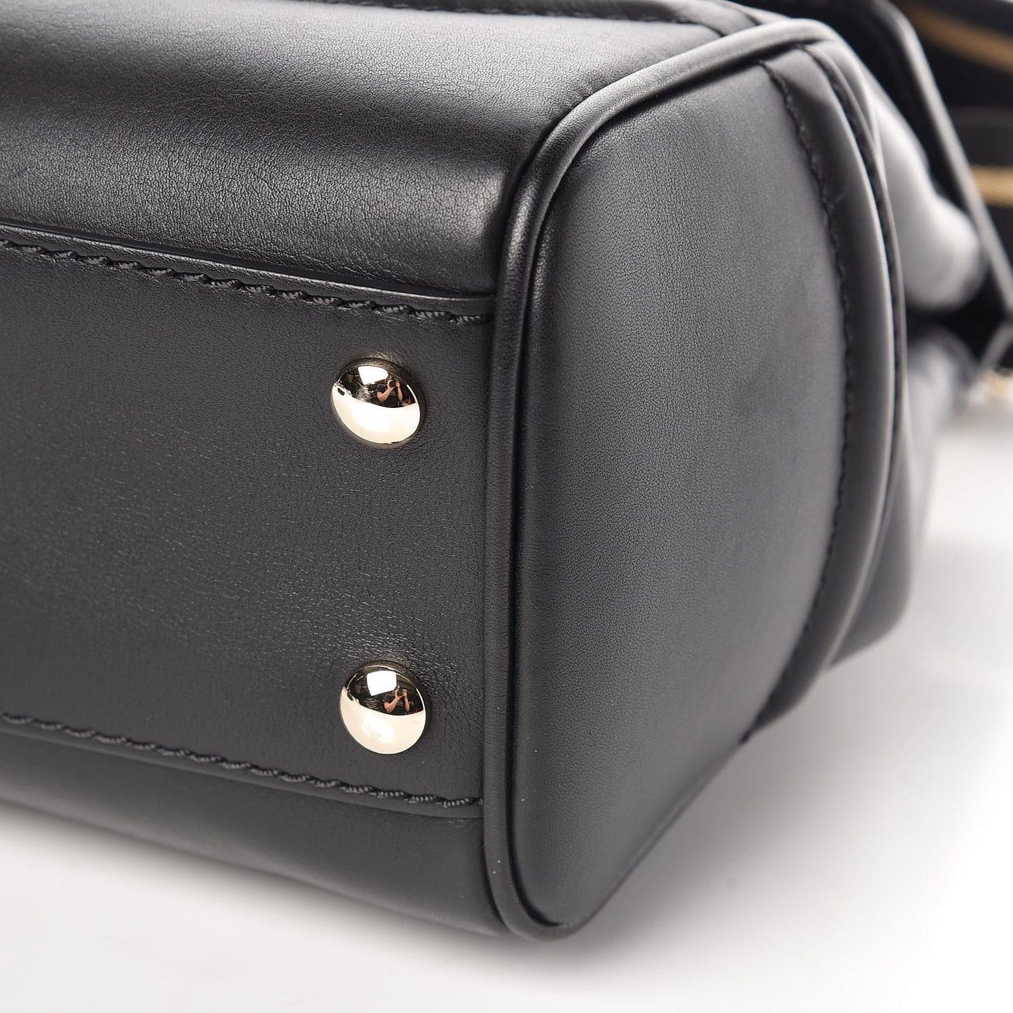 Calfskin Medium Palazzo Empire Bag Black