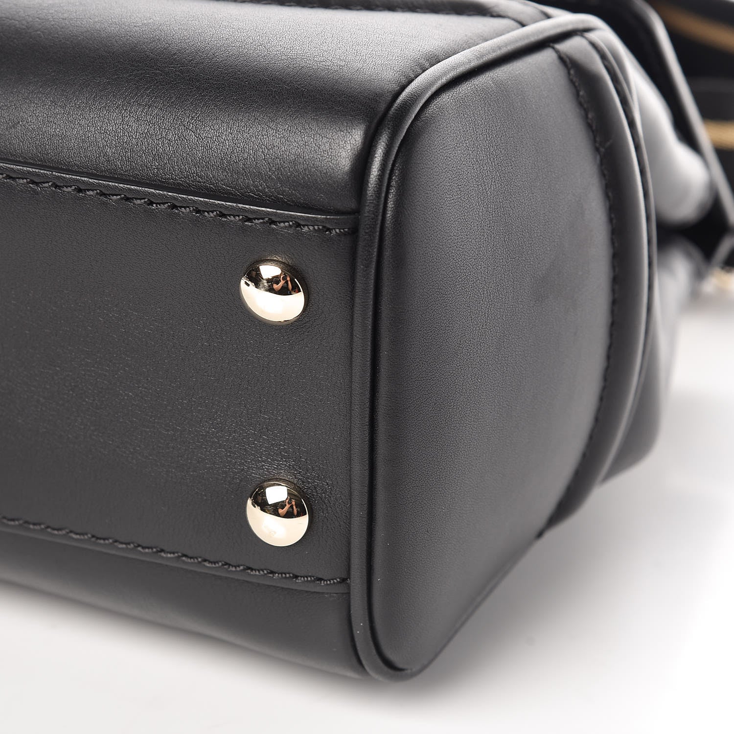 Versace Calfskin Medium Palazzo Empire Bag Black 14 of 14