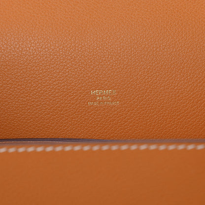Hermes Evercolor Sac Roulis 23 Abricot 8 of 10