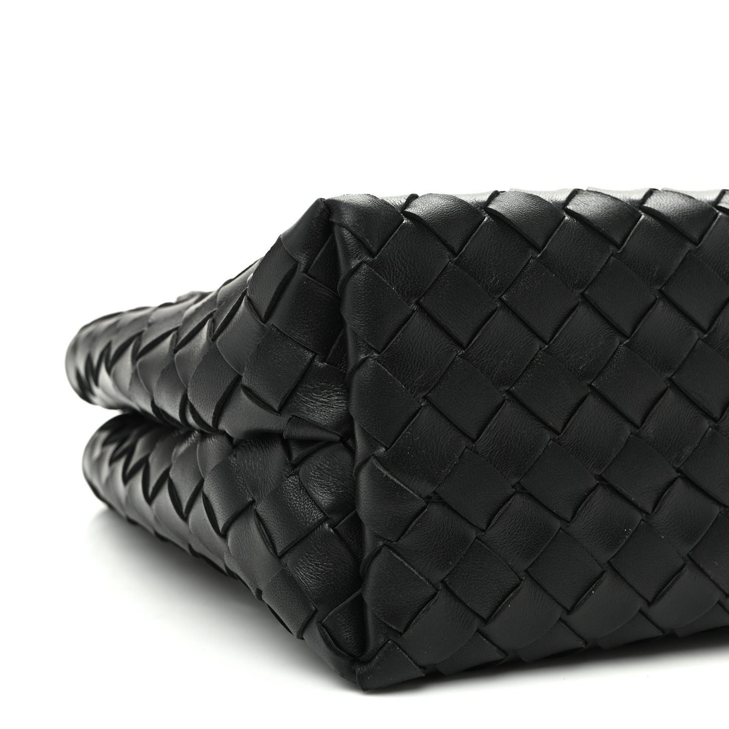 Nappa Intrecciato Small Andiamo Shoulder Bag Black