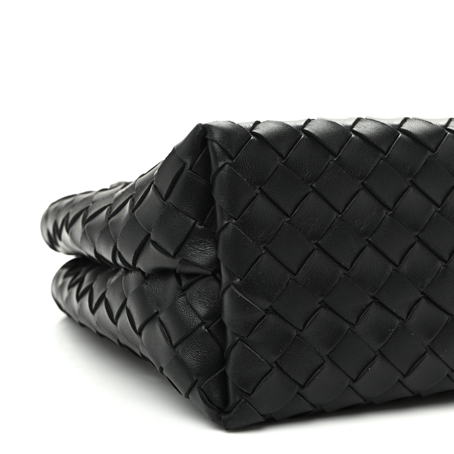 Bottega Veneta Nappa Intrecciato Small Andiamo Shoulder Bag Black 8 of 9
