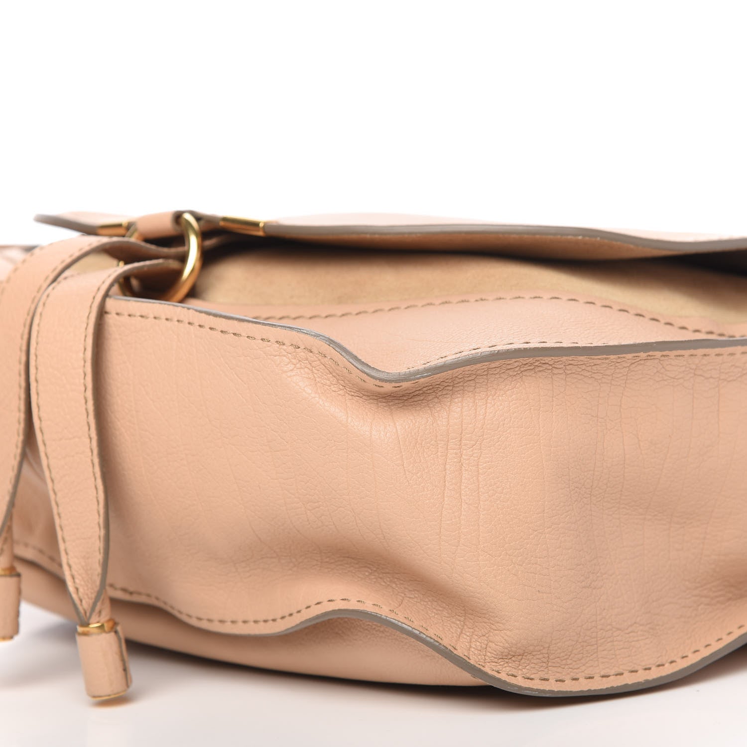 Chloe Calfskin Medium Marcie Nude Hobo Blondie Beige 7 of 10