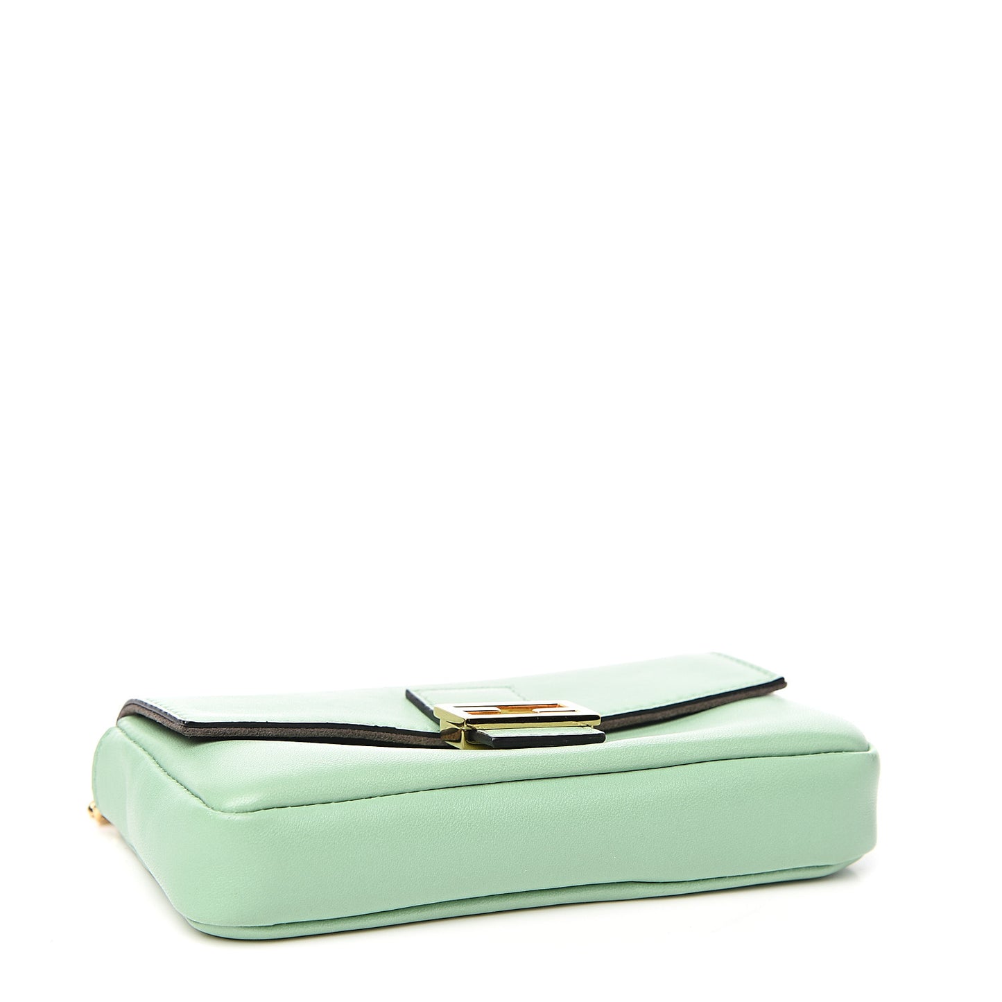 Shiny Nappa Micro Baguette Verde Acqua