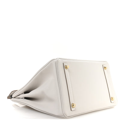 Hermes Epsom Birkin 30 Gris Pale 4 of 11