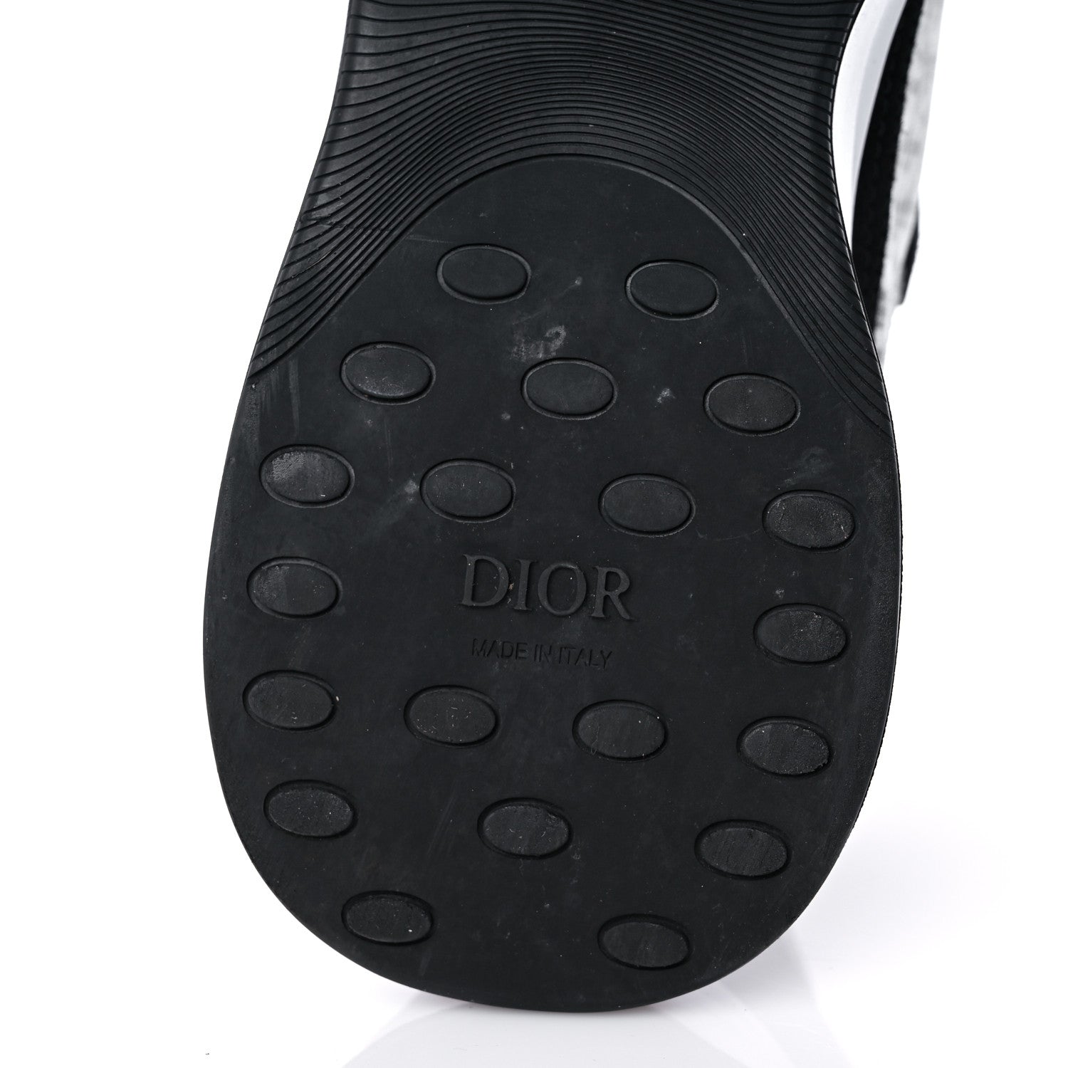 Christian Dior Suede Technical Mesh Oblique Mens B25 Runner Sneakers 42 Black White 7 of 12