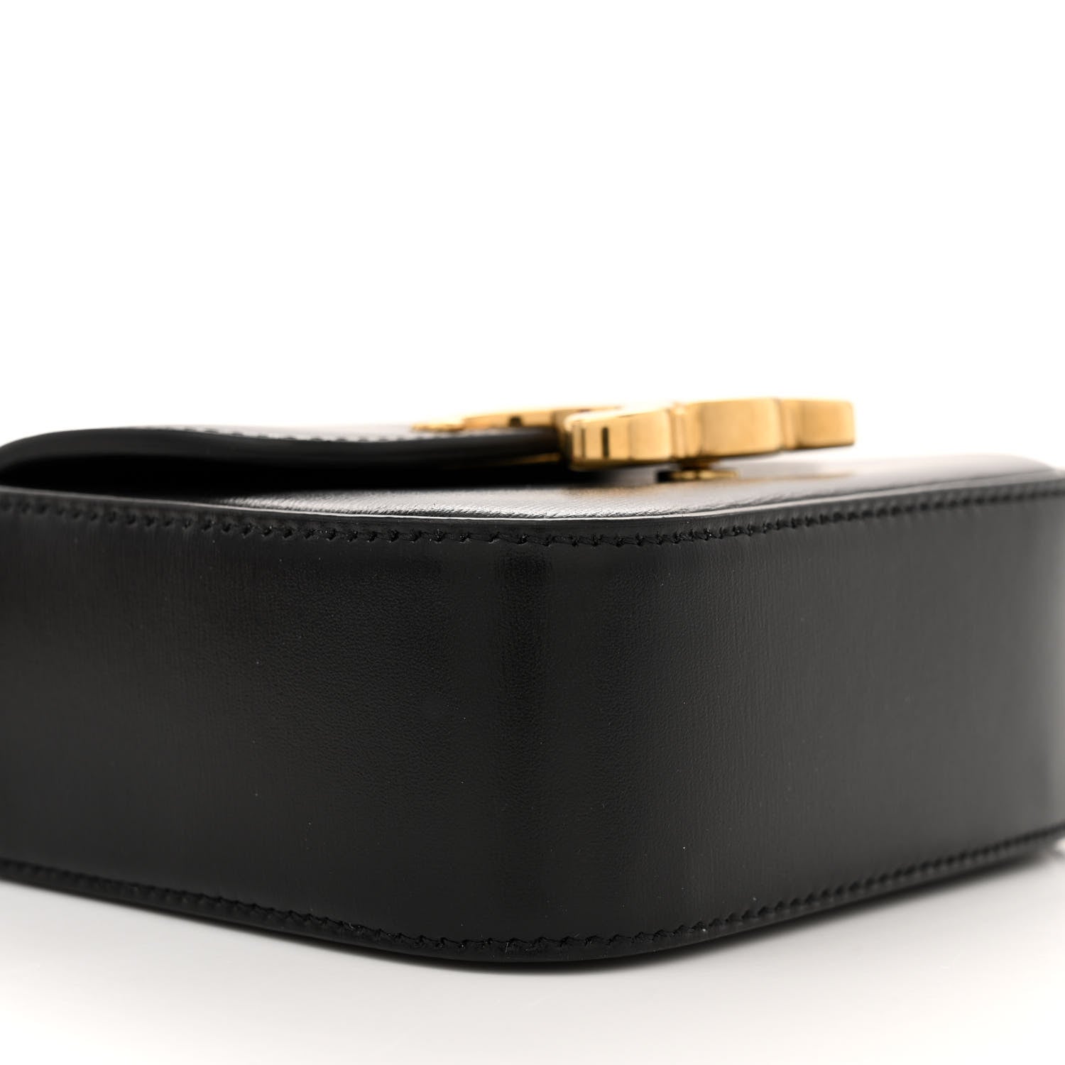 Celine Shiny Calfskin Mini Triomphe Black 9 of 10