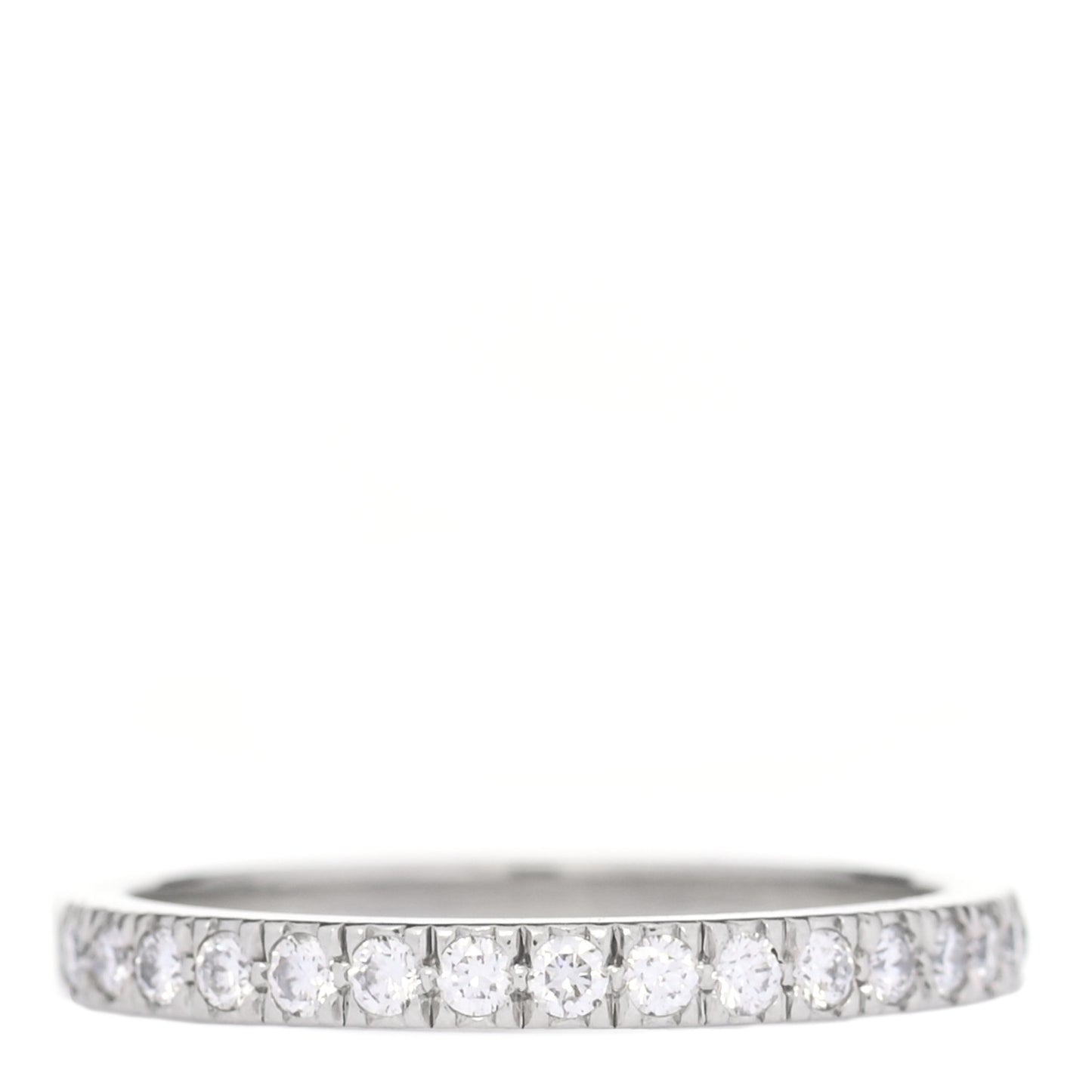 Platinum Diamond .24ctw Soleste Half Eternity Band Ring 50 5.5