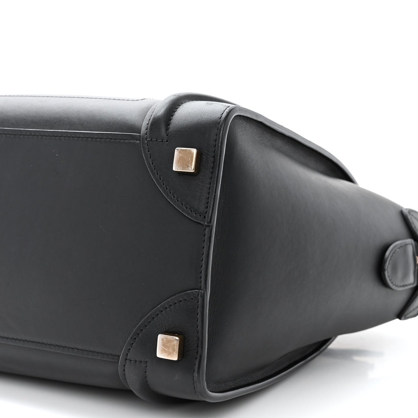 Smooth Calfskin Micro Luggage Black