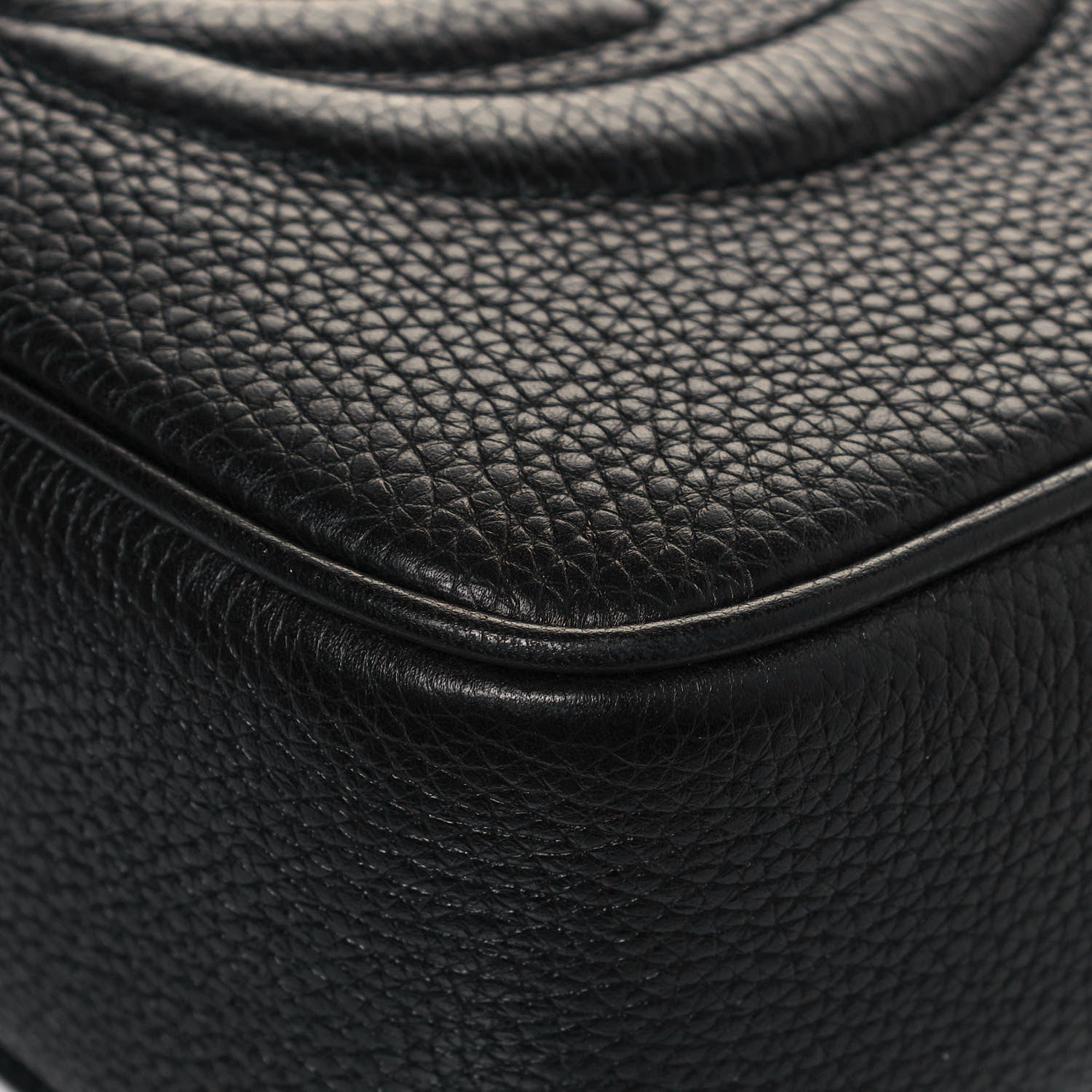 Gucci Pebbled Calfskin Small Soho Disco Bag Black 10 of 13
