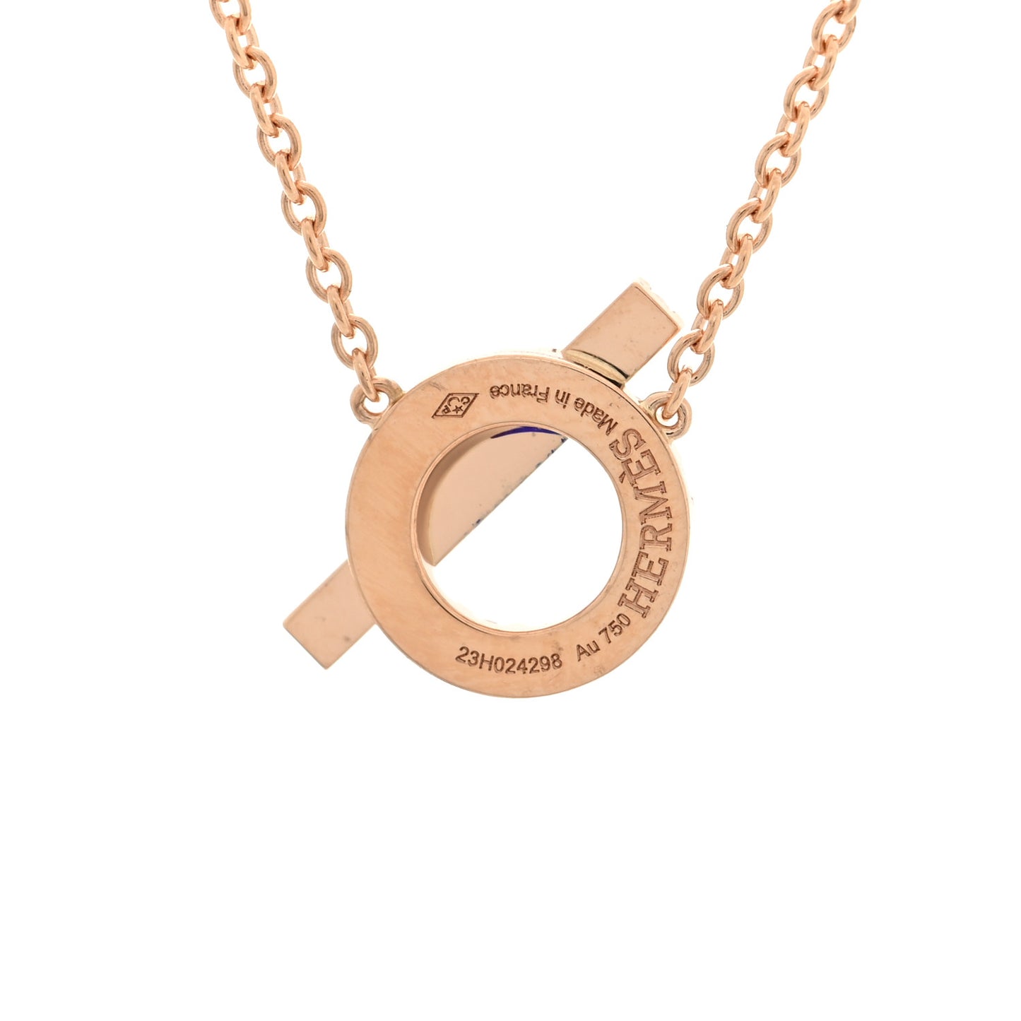 18K Rose Gold Diamond Finesse Pendant Necklace