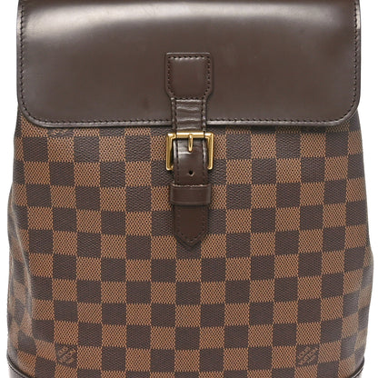Louis Vuitton Damier Ebene Soho Backpack 7 of 9